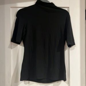 Theory Black Turtle Neck 3/4 Sleeve